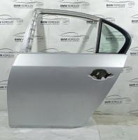 Дверь задняя левая (серебристая) BMW 5 E60 41527202341