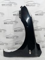 Крыло переднее левое черное i30 2007-2012 663112L030