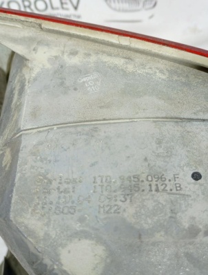 Фонарь задний правый Touran 2003-2010 ДО 2007 ГОДА  1T0945096G  1T0945096G