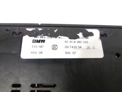 Блок кнопок подогрев вентиляция шторка E39  61318380333