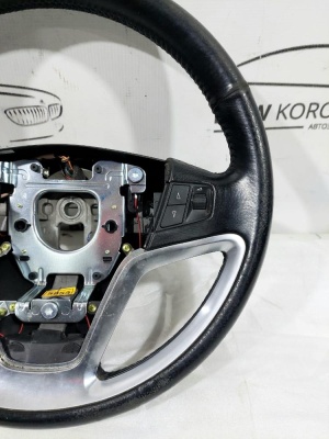 Рулевое колесо для AIR BAG (без AIR BAG) Antara 2007-2017 3 СПИЦЫ КОЖА МУЛЬТИРУЛЬ   4819591