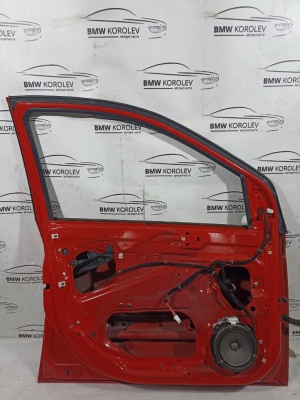 Дверь передняя левая (красная)  Getz 760031C020