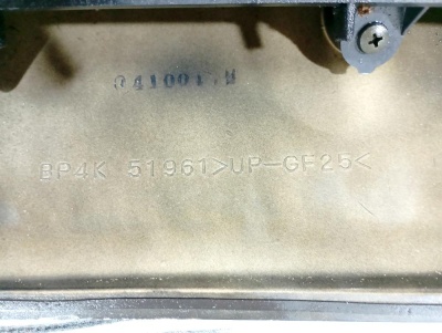 Спойлер (дефлектор) багажника Mazda 3 (BK) 2002-2009 ХЕТЧБЭК   Mazda 3 BP4K51960D34