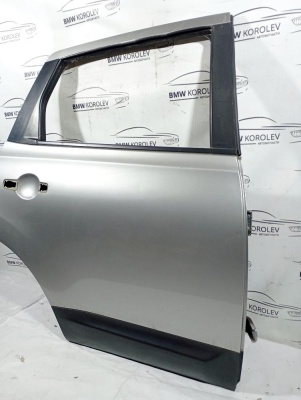 Дверь задняя правая серебро Qashqai+2 (JJ10) 2008-2014    H2100EY1MA
