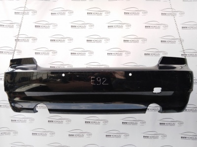 Бампер задний черный E92  51127161505