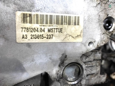 Двигатель M57D30 306 D2 на запчасти X5E53 11007790148	