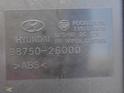 Блок управления задним стеклоочистителем  Santa Fe 9875026000