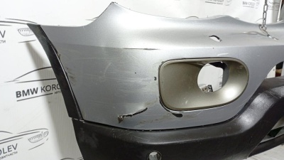 Бампер передний дефект (серебро) X5 E53 LCI  51117129297 X5E53 51117129297