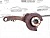 Рычаг задний правый продольный (2002-2009)  Mazda 3 B35P28200
