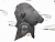 Кожух ремня ГРМ 1.8Т (BFB) Audi A4 (B6)  06B109108F