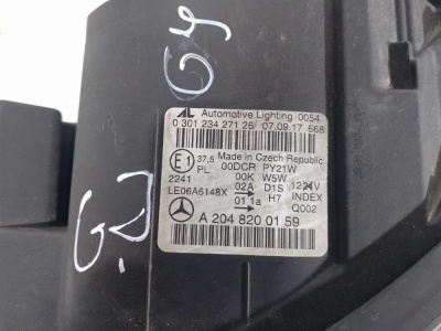 Фара левая MercedesBenz W204 2007-2015 (в сборе)  A2048200159