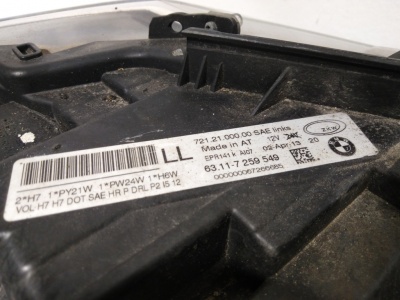 Фара левая галоген F30 USA  63117259549