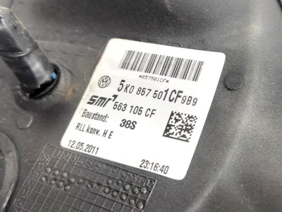 Зеркало левое (2T2T) Golf VI (2008-2012)  5K0857507AD9B9