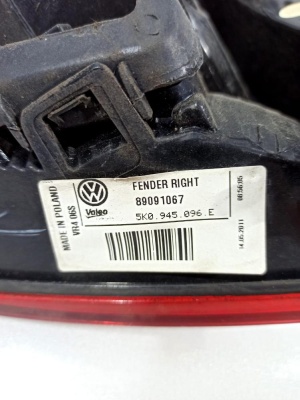 Фонарь задний наружний правый Golf VI 2009-2013  5K0945096N