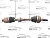 Привод передний левый CR-V 44306S10C51
