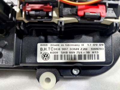 Блок управления климатической установкой Golf VI 2009-2013  3C8907336AB