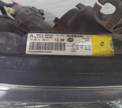 Фара правая ( с2010г) (дефект) Qashqai (J10)  26010BR01B