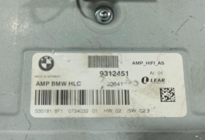 Усилитель акустической системы F34 GT (2012>)  65129312451 X5E70 65129312451