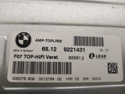 Усилитель системы Top-Hifi  F01 65129240766