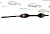 Приводной вал передний правый Toyota Rav4 (XA20) RAV4 43410-42070