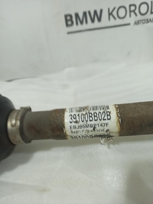 Привод передний правый Qashqai J10 (2006-2014) 1.6 HR16DE МКПП  39100BB02B  39100BB02B