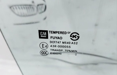 Стекло двери передней правой Cruze 2009-2016  96845795