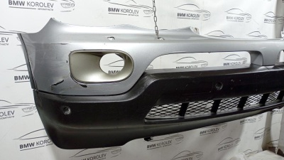 Бампер передний дефект (серебро) X5 E53 LCI  51117129297 X5E53 51117129297