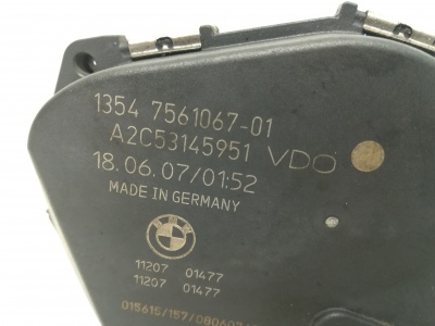 Дроссельная заслонка E87 E90 N43 N45   13547561067