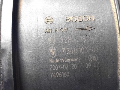 Расходомер воздуха ДМРВ N62 BMW X5 E70 X5E70 13627548103