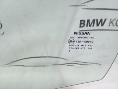 Стекло двери передней левой Qashqai+2 (JJ10) 2008-2014    80301EY10A