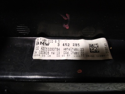 Монитор центральный X3 E83  65503452285