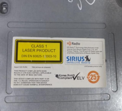 Магнитола BMW 5-series F10 (65129228313)  65129228313