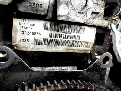 Двигатель M57D30 306 D2 на запчасти X5E53 11007790148	